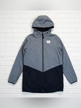 Nike International Women's Parka Jacket Gray Black Size Small 831685-010